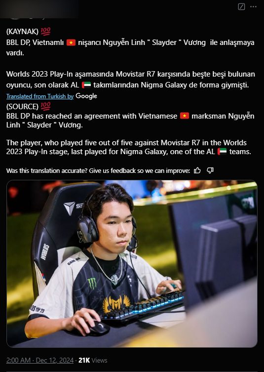 Có tin đồn Slayder có bến đỗ mới, là đội tuyển cũ của dàn siêu sao LEC- Ảnh 2. Có tin đồn Slayder có bến đỗ mới, là đội tuyển cũ của dàn siêu sao LEC- Ảnh 2.