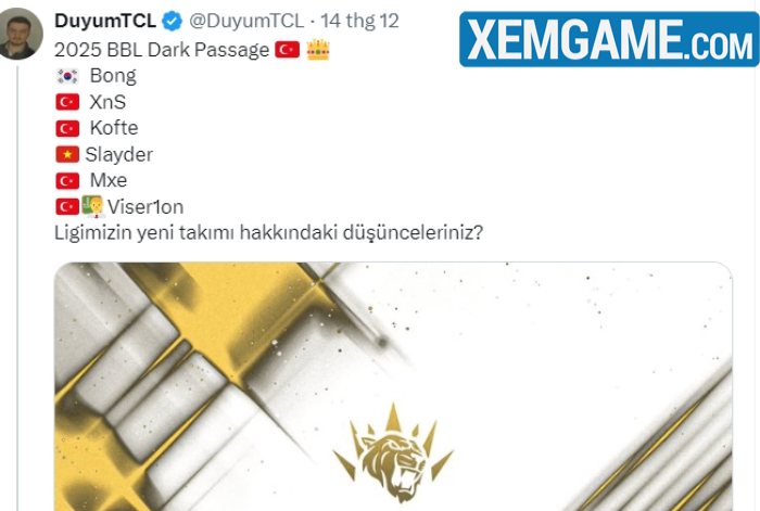 LMHT: Hé lộ bến đỗ mới của Xạ Thủ Slayder ở TCL – Thổ Nhĩ Kỳ slayder sang tcl 1