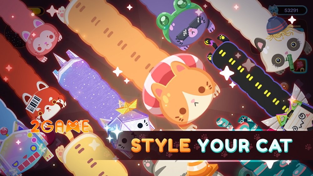 Snaky Cat – Tựa game battle royale theo công thức rắn cổ điển snaky cats android ios 3