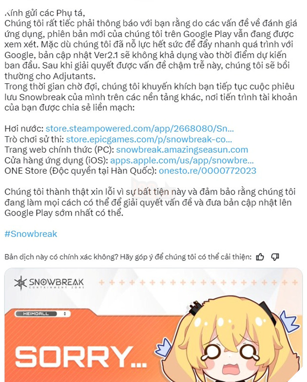 Bom tan gacha gap bien lon khi fan service qua da Bom tấn gacha gặp biến lớn khi fan service quá đà