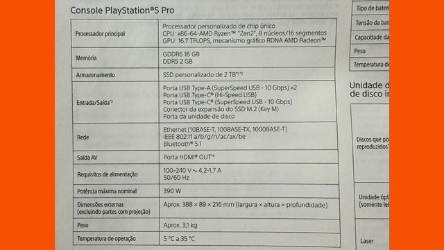 PlayStation 5 Pro rò rỉ thông số, PlayStation 5 Pro rò rỉ thông số,