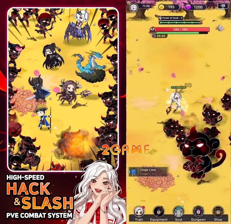 Soul Girl Re:Born – Tái sinh làm trùm băng đảng trong game idle RPG isekai soul girl reborn ios android 3