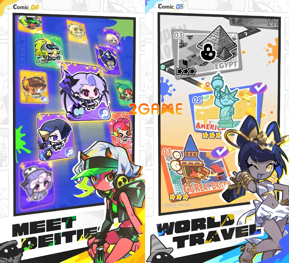 Đại chiến các kỳ quan và khôi phục thế giới đầy màu sắc trong game SPLASH 100 splash 100 2