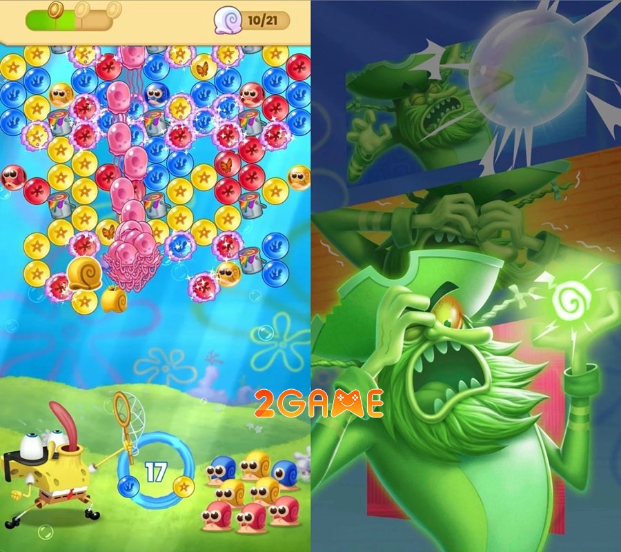 Spongebob: Bubble Pop Fun – Game mới dựa trên series hoạt hình ăn khách sắp ra mắt trên Netflix spongebob bubble pop fun 1