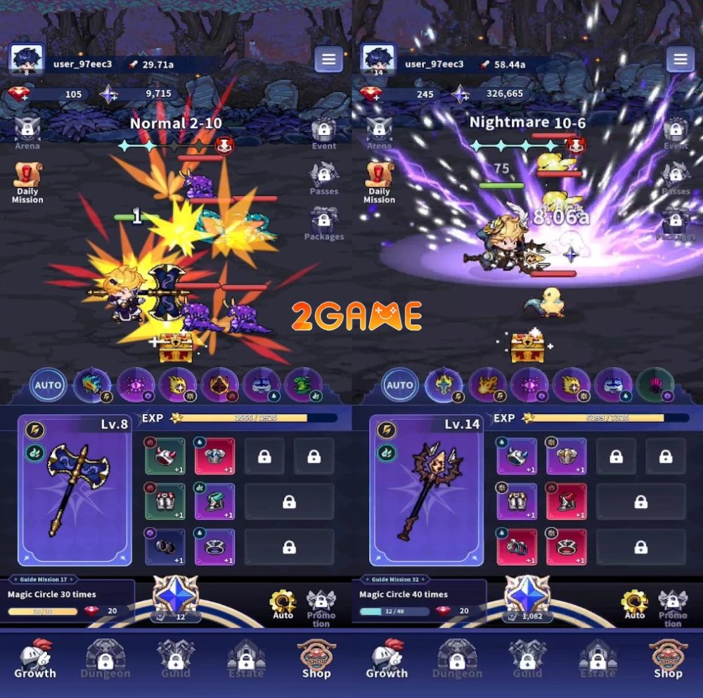 starknights-mobile-2 Lối chơi đơn giản đã được cải tiến để trở nên độc đáo trong game idle rpg StarKnights Mobile