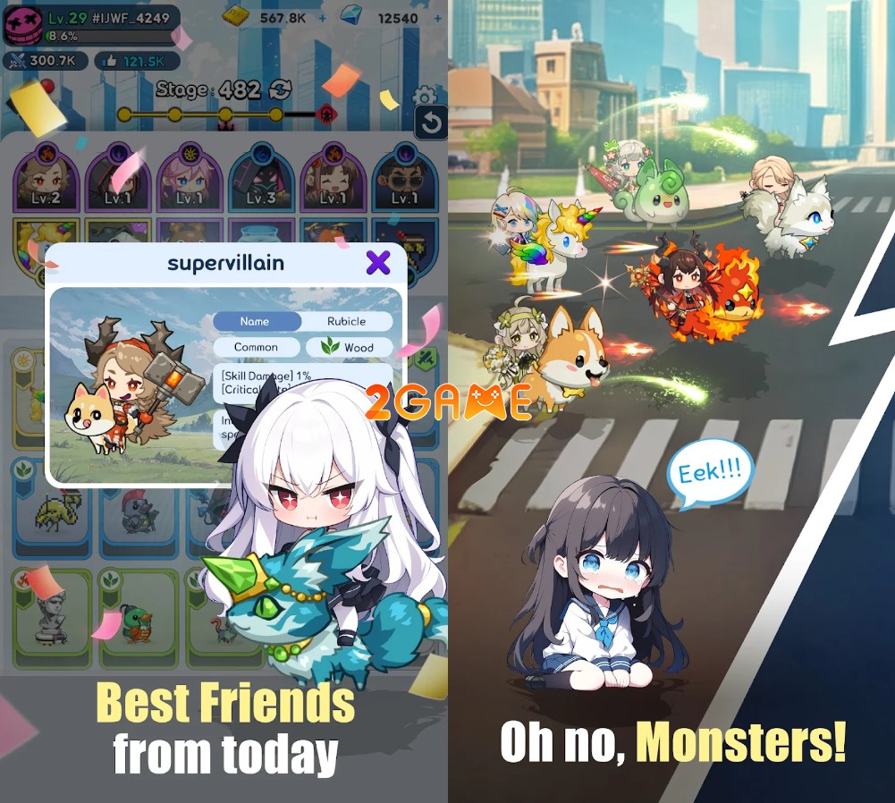 supervillain-wanted-3 Gặp gỡ và thu phục các phản diện lẫn quái vật trong game Supervillain Wanted