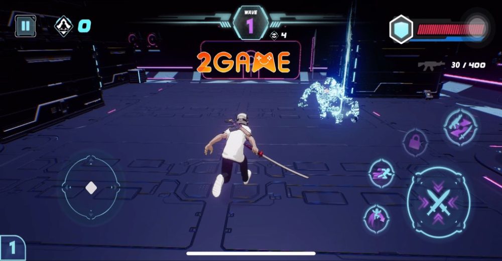 Đồ họa 3D của game SWRMS khá ấn tượng