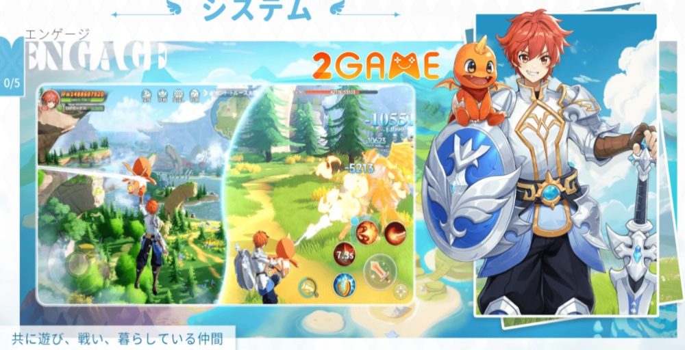 Sử dụng Tamamon để làm vũ khí giống Palworld trong game MMORPG Tamamon World