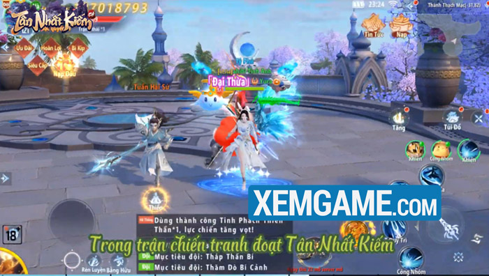 Trình làng ca khúc chủ đề, Tân Nhất Kiếm Giang Hồ chiêu đãi Thị Giác và Thính Giác người xem tan nhat kiem giang ho ca khuc chu de 3