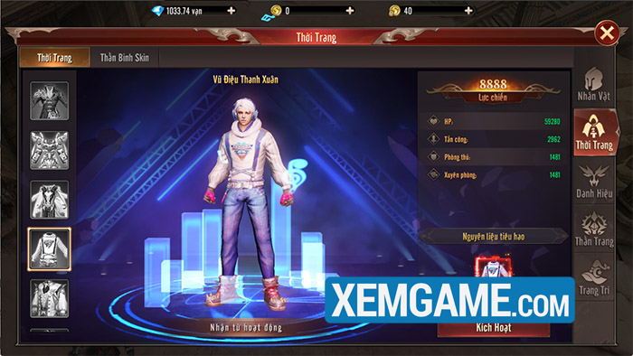 Ngoại trang nhân vật – Người khác bán còn Thánh Quang Thiên Sứ tặng bạn thanh quang thien su 20 4 5