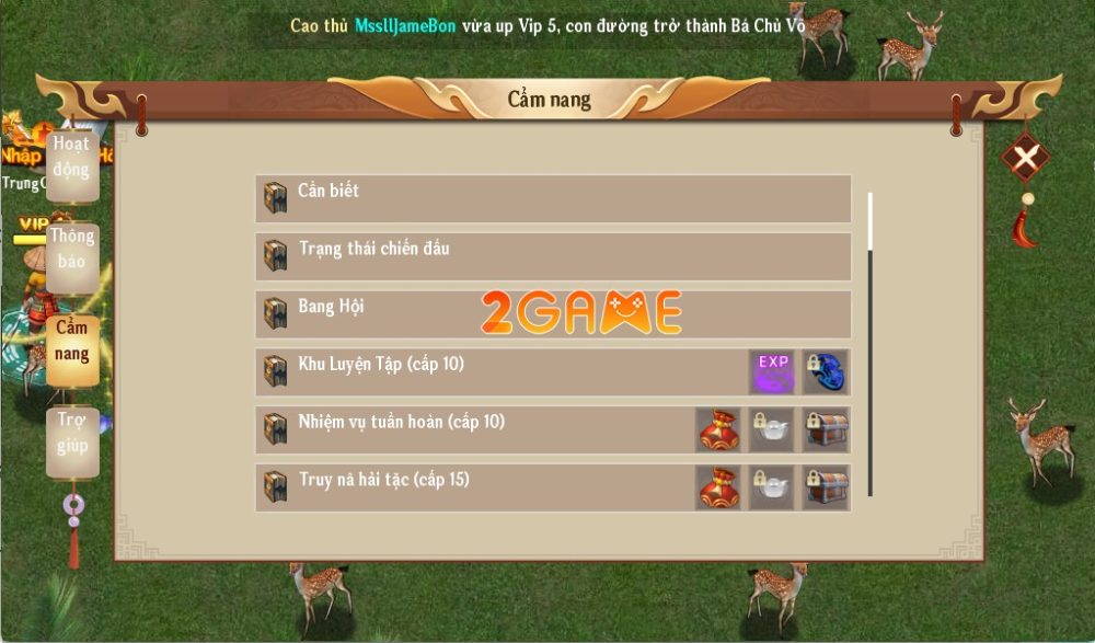 thap-dien-mai-phuc-5 Thập Diện Mai Phục Cẩm Nang hỗ trợ từ A tới Z cho các tân thủ lần đầu trải nghiệm game kiếm hiệp