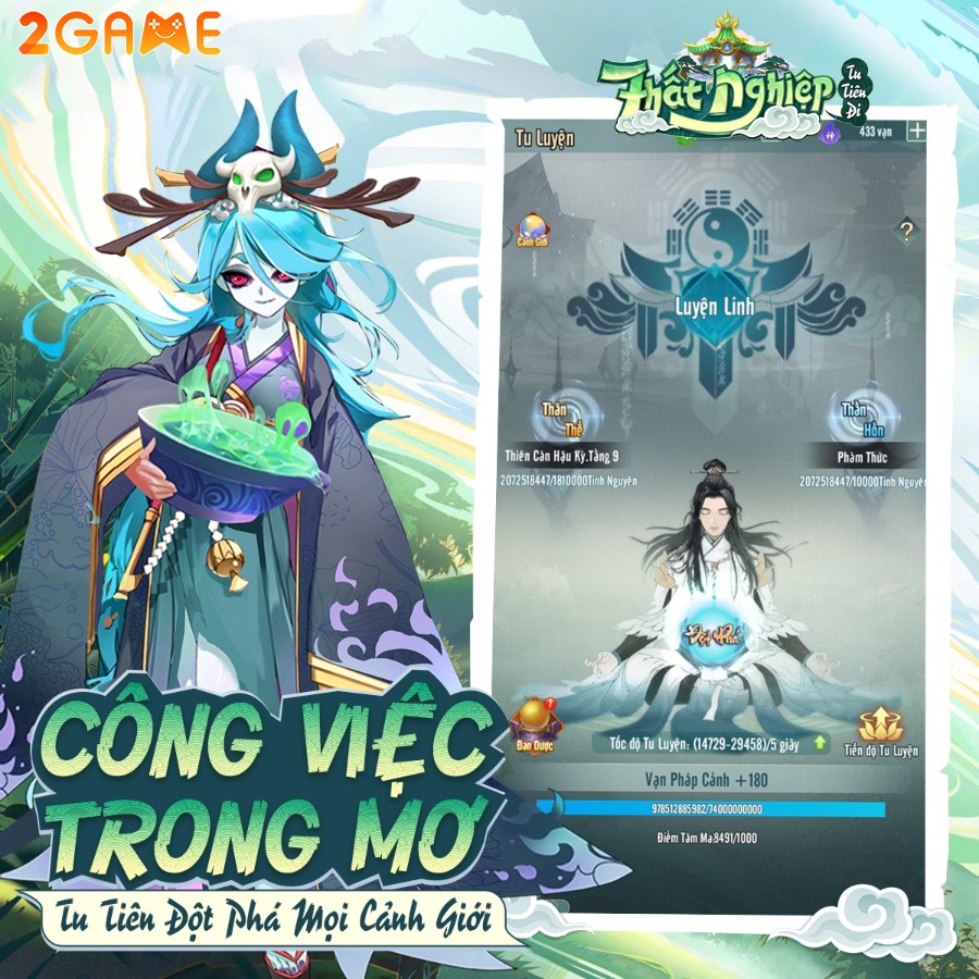 Thất Nghiệp Tu Tiên Đi – Game tu tiên đa vũ trụ sắp ra mắt tại Việt Nam that nghiep tu tien di 2 1