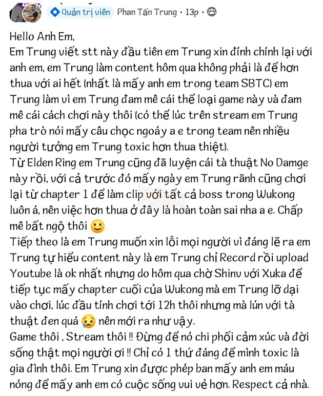 Thầy Giáo Ba gặp kiếp nạn mới khi thực hiện thử thách trong Black Myth Wukong