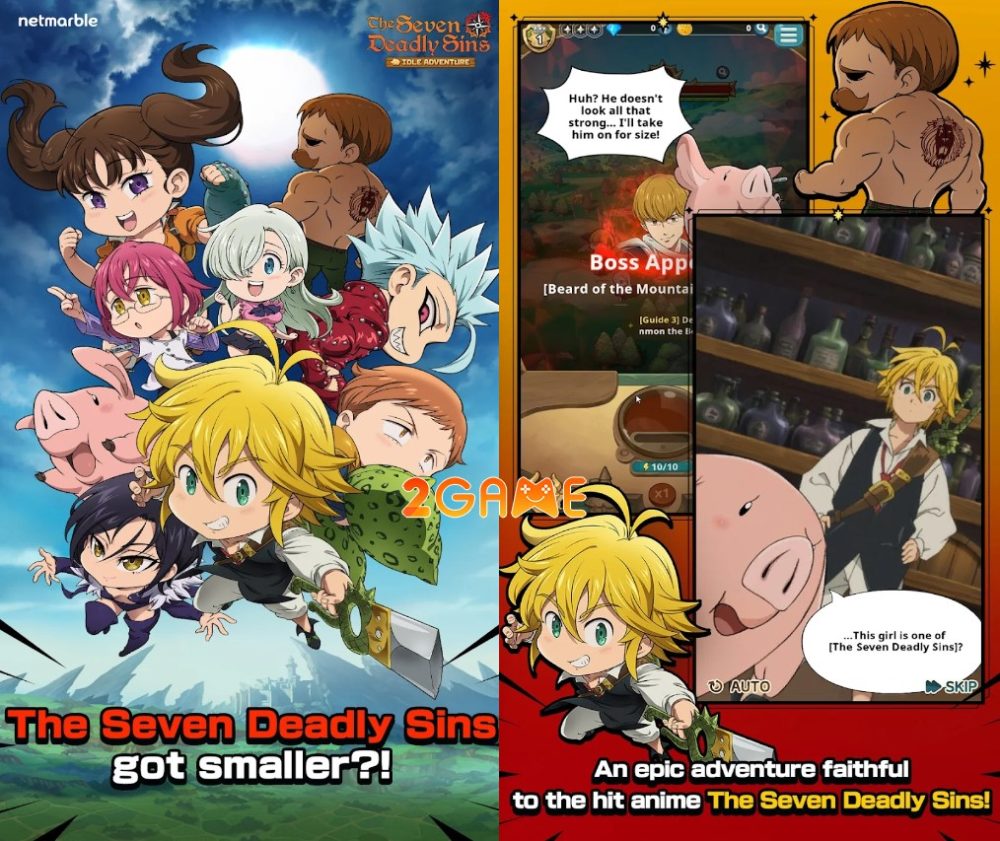 Đồng hành cùng 7 Đại Tội trong game The Seven Deadly Sins: IDLE