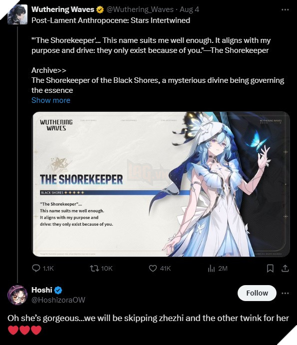 Wuthering Waves Cong Bo Nhan Vat Moi 5 Sao Khien Cong Dong Muon Bo Qua Phien Ban 1.2 2 The Shorekeeper