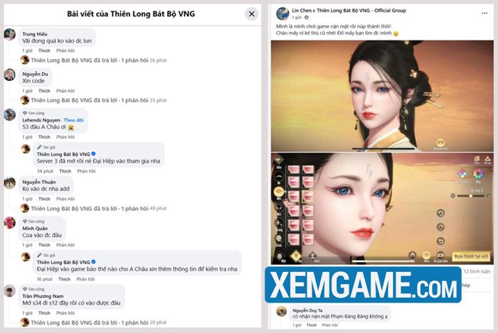 Thiên Long Bát Bộ VNG ngày mở cửa: 2 Server đầu chật cứng, game thủ kêu gọi NPH mở thêm máy chủ thien long bat bo vng 2 1