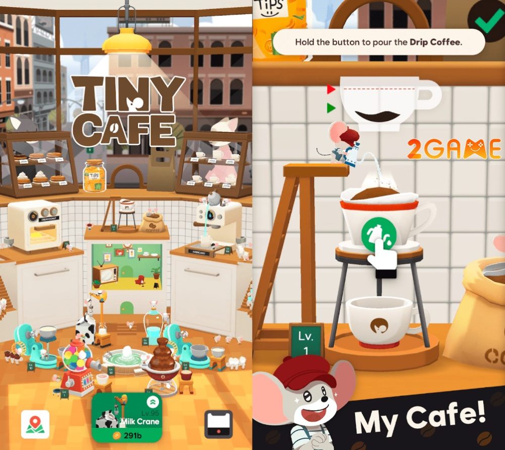 tiny-cafe-cooking-game-3 Tiny Cafe: Cooking Game – Thư giãn cùng quán cà phê chữa lành tâm hồn tiny cafe cooking game 3