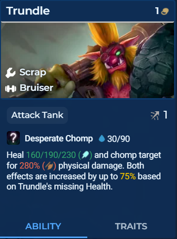 ĐTCL Mùa 13: Chi tiết kỹ năng dàn tướng 1 vàng ĐTCL Mùa 13: Chi tiết kỹ năng dàn tướng 1 vàng