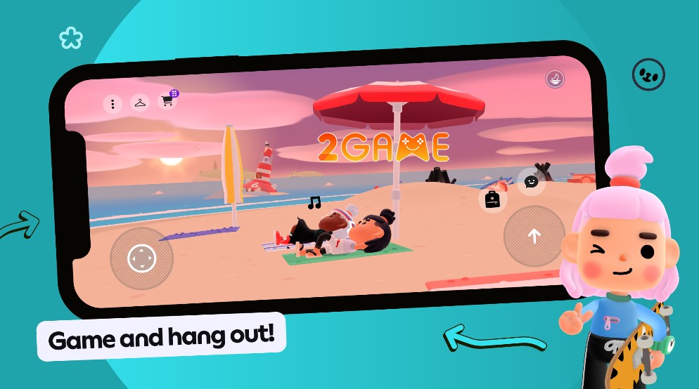 Thư giãn cùng bạn bè trong game giả lập mô phỏng Toca Boca Days