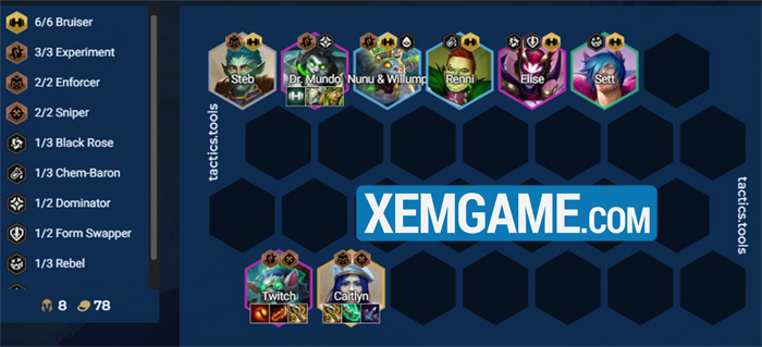 top-doi-hinh-di-thuong-cuc-chat-5 ĐTCL Mùa 13: Top combo đội hình tướng + Dị Thường cực khỏe top doi hinh di thuong cuc chat 5