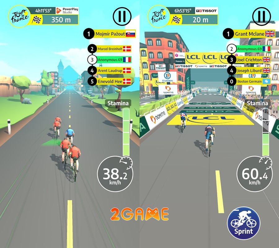 Tour de France Cycling Legends – Game đua xe đạp được cấp phép ra mắt trên mobile tour de france cycling legends 4