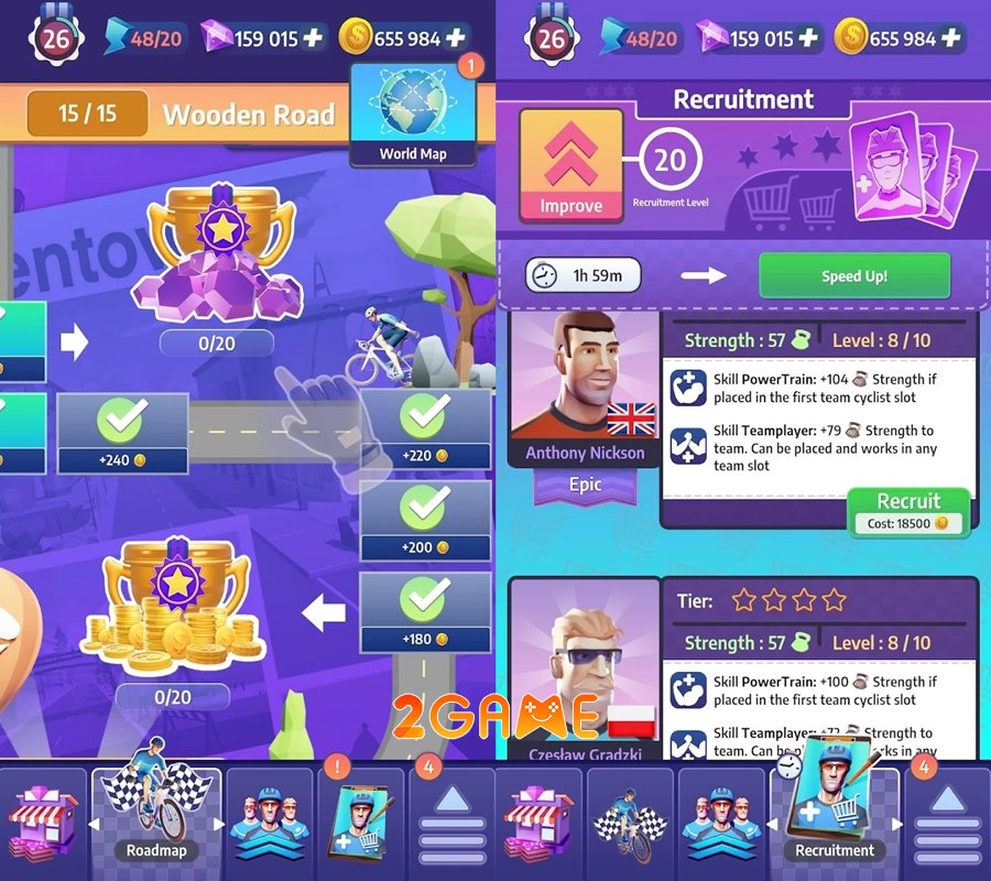 Tour de France Cycling Legends – Game đua xe đạp được cấp phép ra mắt trên mobile tour de france cycling legends 5