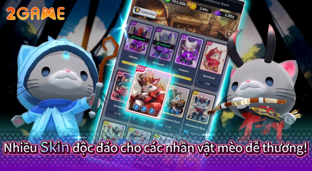 Top 8 game mobile với chủ đề động vật hấp dẫn trong nửa đầu năm 2024 tower cat rising idle cat rpg 3