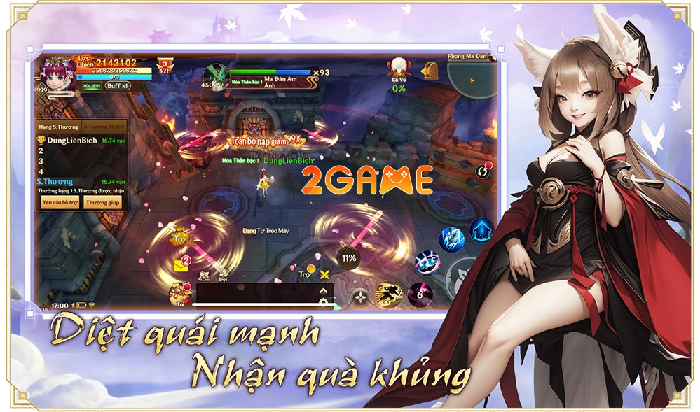 tuyet-the-tien-gioi-3 Tuyệt Thế Tiên Giới Tạo hình nhân vật theo phong cách chibi vô cùng đáng yêu.