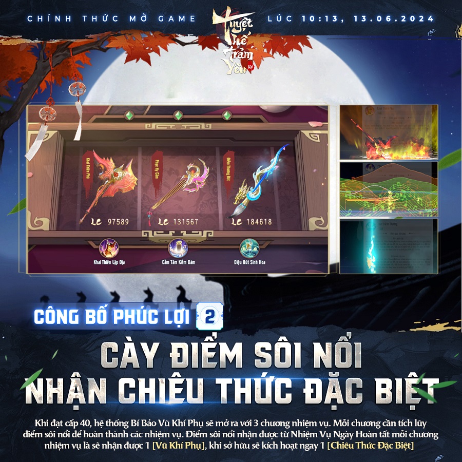Cấp vốn 1 tỷ KNB cùng loạt phúc lợi siêu hấp dẫn, Tuyệt Thế Trảm Yêu Ký đã sẵn sàng cho người chơi bung lụa tuyetthetramyeuky phucloi 5