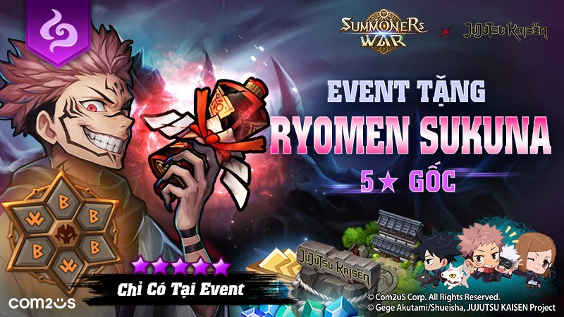 "Hợp Tác Đỉnh Cao Kỷ Niệm 10 Năm" Summoners War thực hiện cập nhật hợp tác với Jujutsu Kaisen tvorjz0
