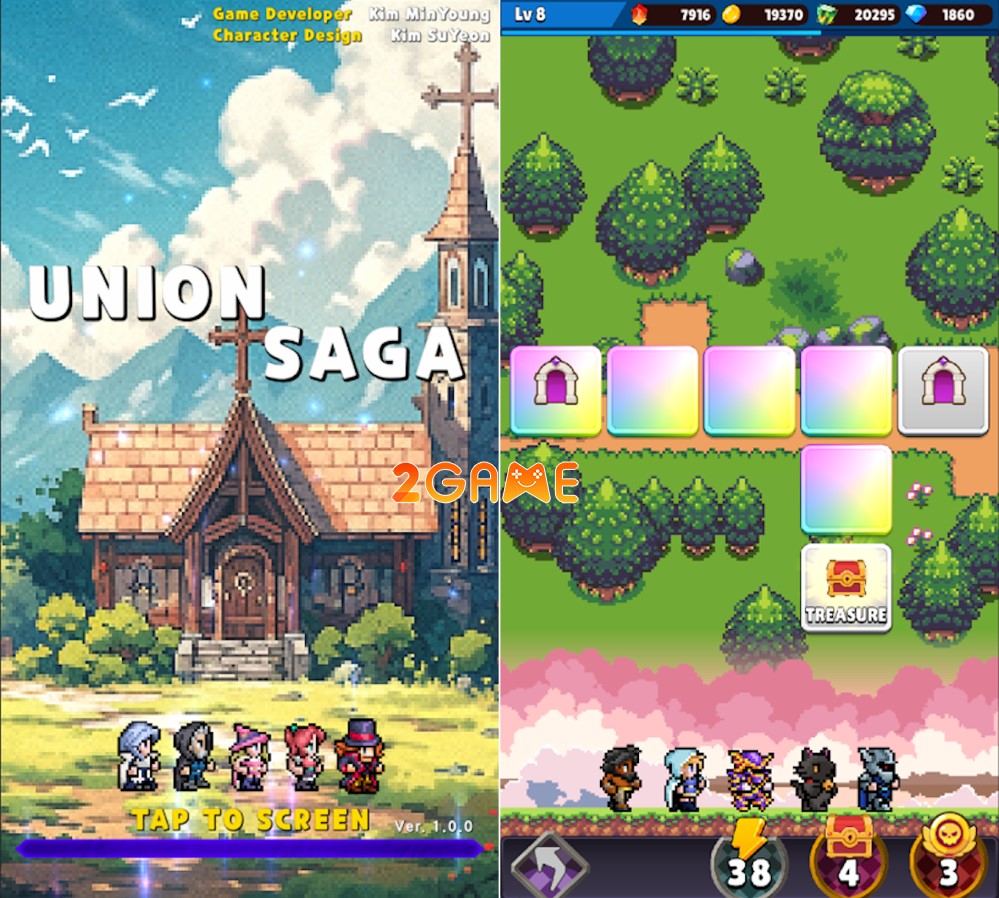 Union Saga – Game pixel với dàn nhân vật siêu đáng yêu union saga 4
