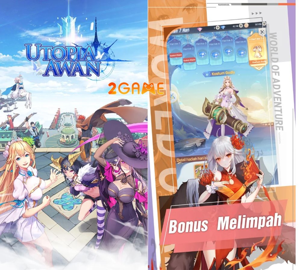 Khám phá vương quốc trên mây trong game MMORPG Utopia Awan utopia awan 1