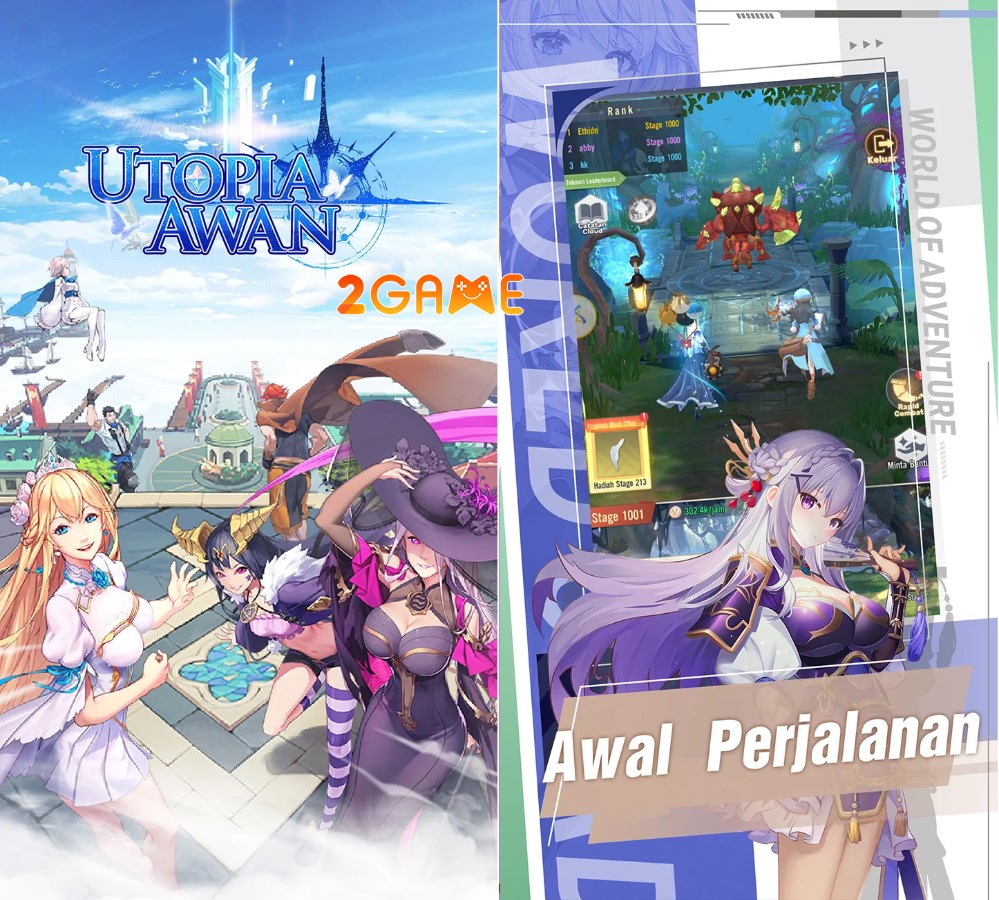 Khám phá vương quốc trên mây trong game MMORPG Utopia Awan utopia awan 3