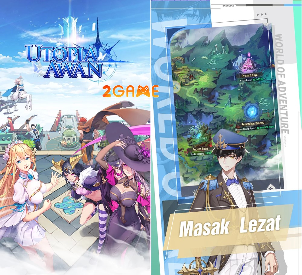 Khám phá vương quốc trên mây trong game MMORPG Utopia Awan utopia awan 5