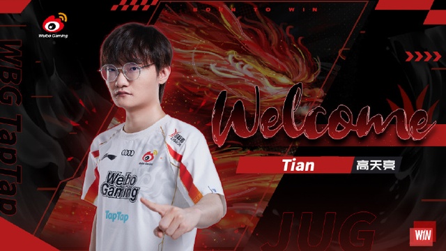 Tian gia nhập WBG hoàn thiện đội hình Tian gia nhập WBG hoàn thiện đội hình