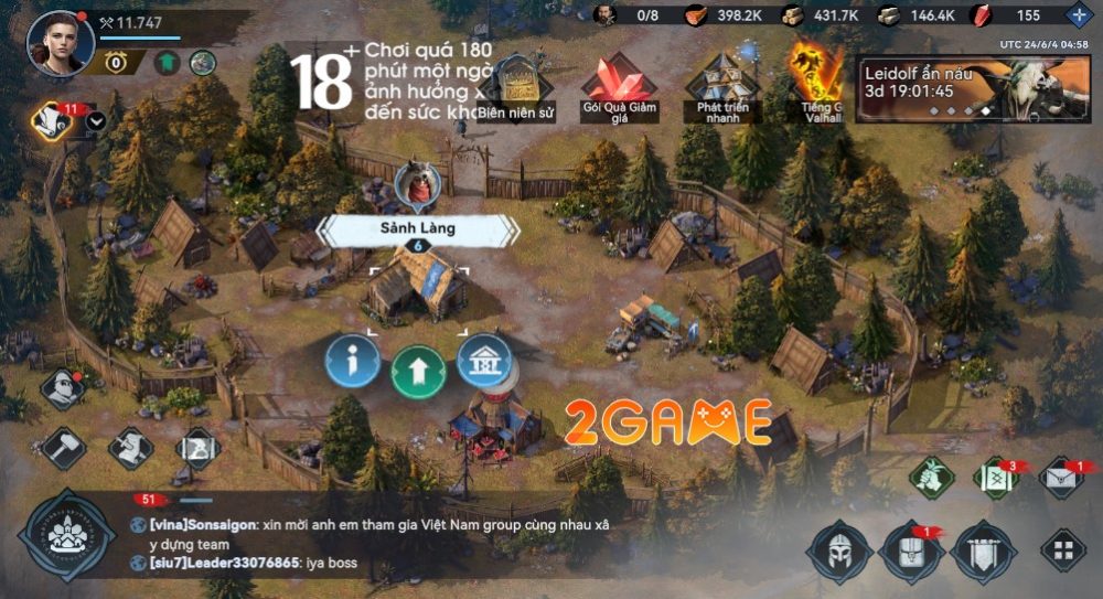 viking-rise-gamota-7 Tính năng làng trực thuộc Viking Rise Gamota sẽ giúp người có có Ngọc mỗi ngày