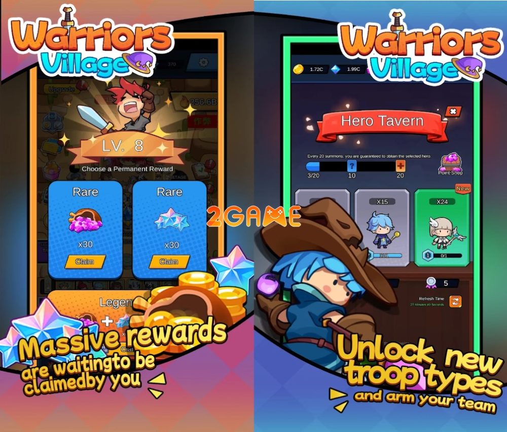 warriors-village-1 Xây dựng ngôi làng chiến binh trong game Warriors Village warriors village 1