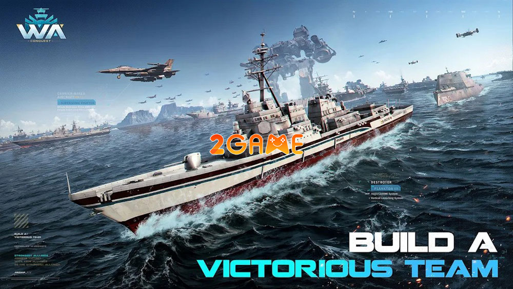 Gameplay hiện đại của game Warship Alliance: Conquest