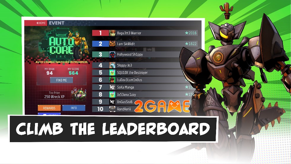 wreck-league-5 Sáng tạo robot chiến đấu của riêng mình trong game Wreck League wreck league 5