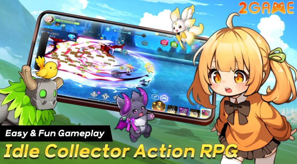 X Magician: Idle RPG – Bảo vệ thế giới cùng các cô nàng phép thuật x magician idle rpg 1