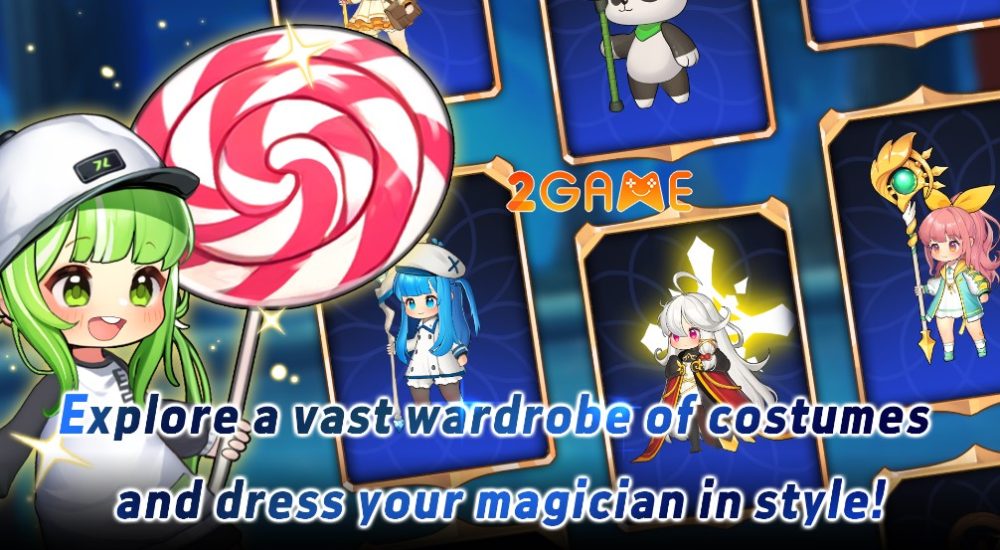 X Magician: Idle RPG – Bảo vệ thế giới cùng các cô nàng phép thuật x magician idle rpg 4