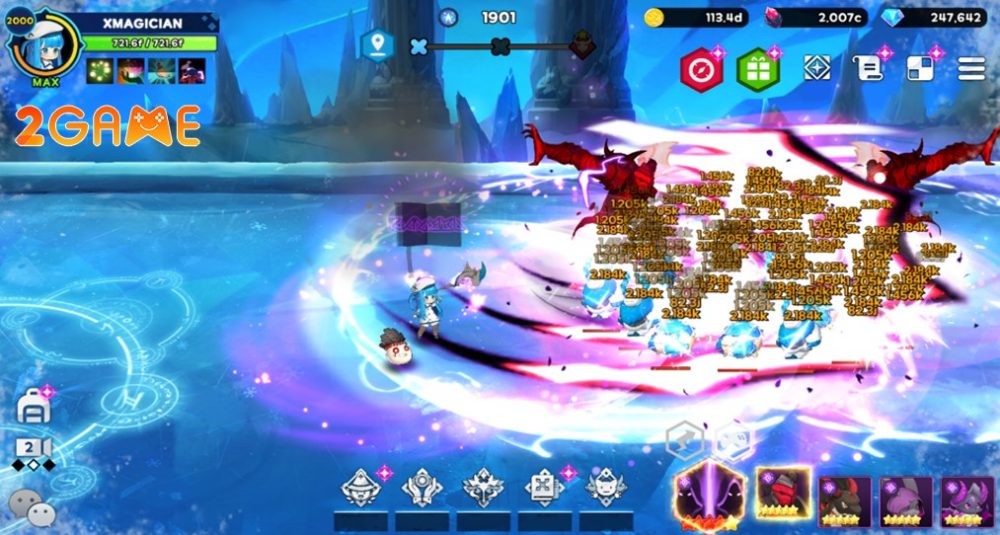 X Magician: Idle RPG – Bảo vệ thế giới cùng các cô nàng phép thuật x magician idle rpg 5