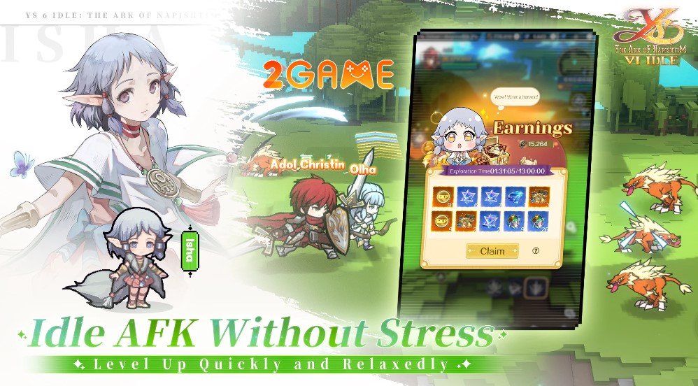 Ys6 Idle: The Ark of Napishtim – Phiên bản mobile mới nhất từ series cực hot của Nhật Bản ys 6 idle the ark of napishtim 1