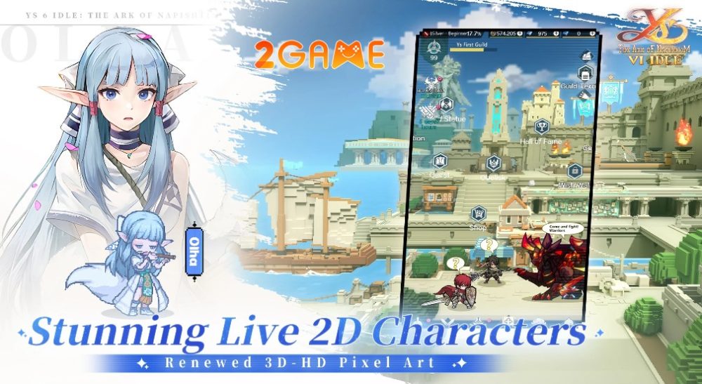 Ys6 Idle: The Ark of Napishtim – Phiên bản mobile mới nhất từ series cực hot của Nhật Bản ys 6 idle the ark of napishtim 4 1