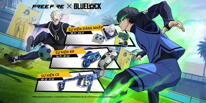 Free Fire công bố hợp tác với BLUE LOCK yt0wnuv