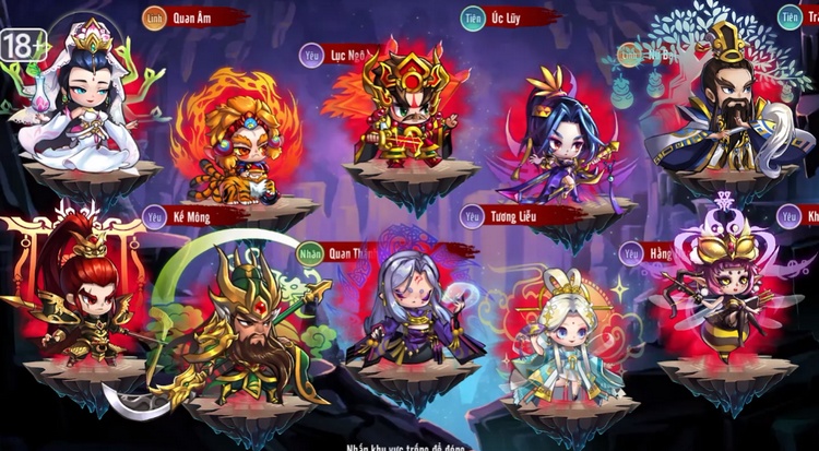 Lục Giới Phong Thần: Game đấu tướng chibi đề tài “chiến lục giới" sắp ra mắt game thủ Việt 0102 luc gioi phong than 7