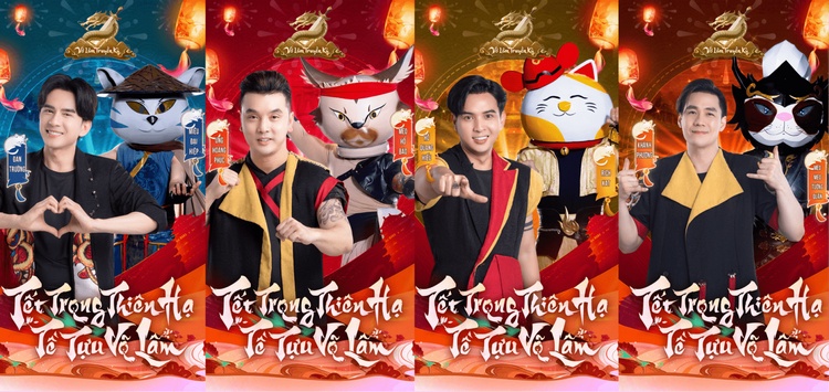 Dàn sao Việt “sơ hở” là biến hình chất hết nấc trong các bộ poster dòng VLTK 0102 vltk vng 1