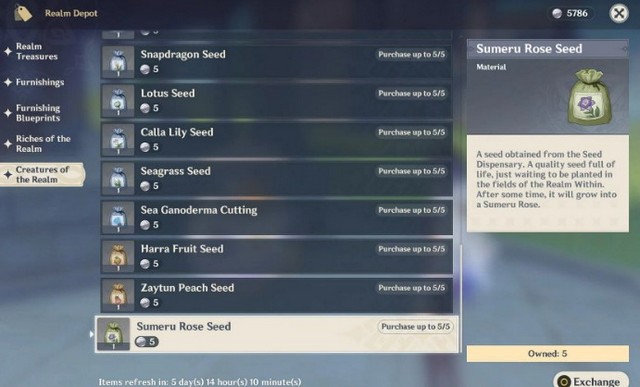 0109-genshin-impact-2022-22 Genshin Impact: Chi tiết nhiệm vụ thu thập hạt giống Hoa Hồng Sumeru 0109 genshin impact 2022 22