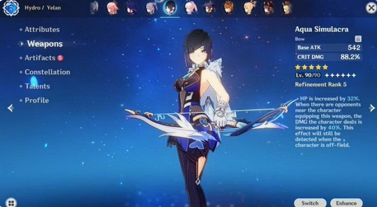 Rò rỉ thông tin Genshin Impact 2.7: Cây cung đặc trưng của Yelan có 88% CRIT DMG 0504 genshin impact archaic stone locations the chasm world quest guide 21