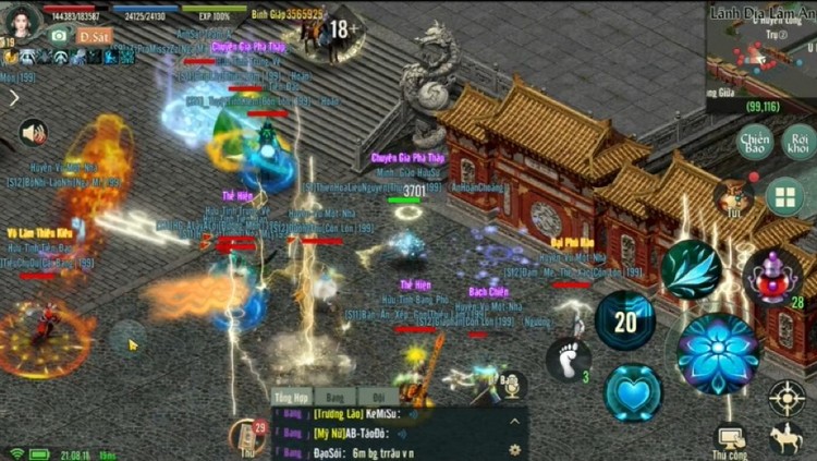 Võ Lâm Truyền Kỳ 1 Mobile dậy sóng với trận Công Thành Chiến liên server đầu tiên 0508 vltk 2022 3